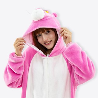 Macacão Kigurumi Pantera Cor de Rosa