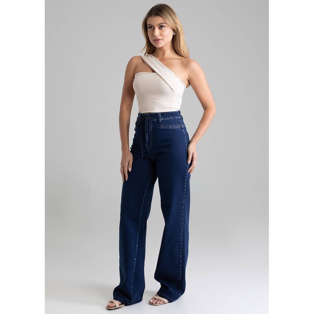 Calça Jeans Sawary Wide Leg - 279087