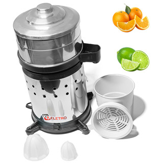 Espremedor Extrator  Industrial em Inox Laranja Sucos Frutas Bivolt Cozinhas Bares e Restaurantes em Oferta na Shopee