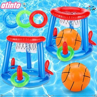 Brinquedos Flutuantes Para Piscina ATINTO , Jogo Divertido De Virola De Arremesso De Anel Inflável Ao Ar Livre , Suprime em Oferta na Shopee