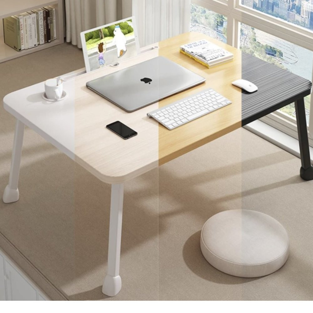 Mesa Dobrável Portátil Cama Sofá Suporte Notebook Tablet Refeição Home Office Mesinha Apoio Multiuso