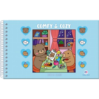 Livro Comfy and cozy - livro de colorir - blue Ciranda Cultural