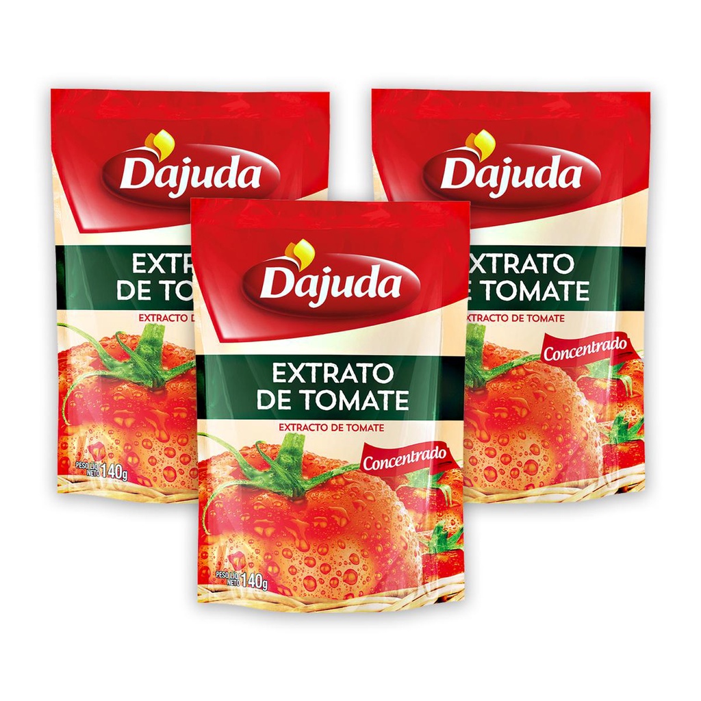 03Un Extrato De Tomate Concentrado DAjuda Para Receitas Pronto Para Uso Para Massas Macarrão 140G