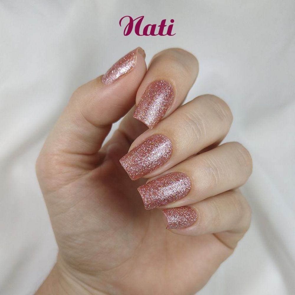 Esmalte Com Glitter Ultra Glitter Arrasa Aê! Nati