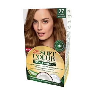 Kit Tintura Soft Color Marrom Dourado 77 Soft Color