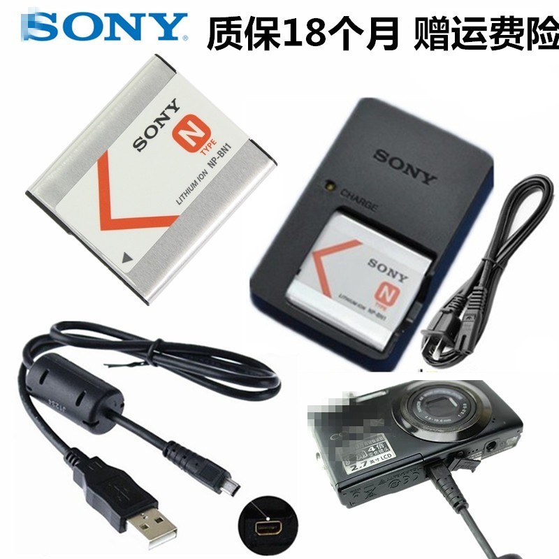 Adequado para Sony DSCW610 W310 W510 W710 W690 Bateria da câmera+ Carregador + CaboData em Oferta na Shopee