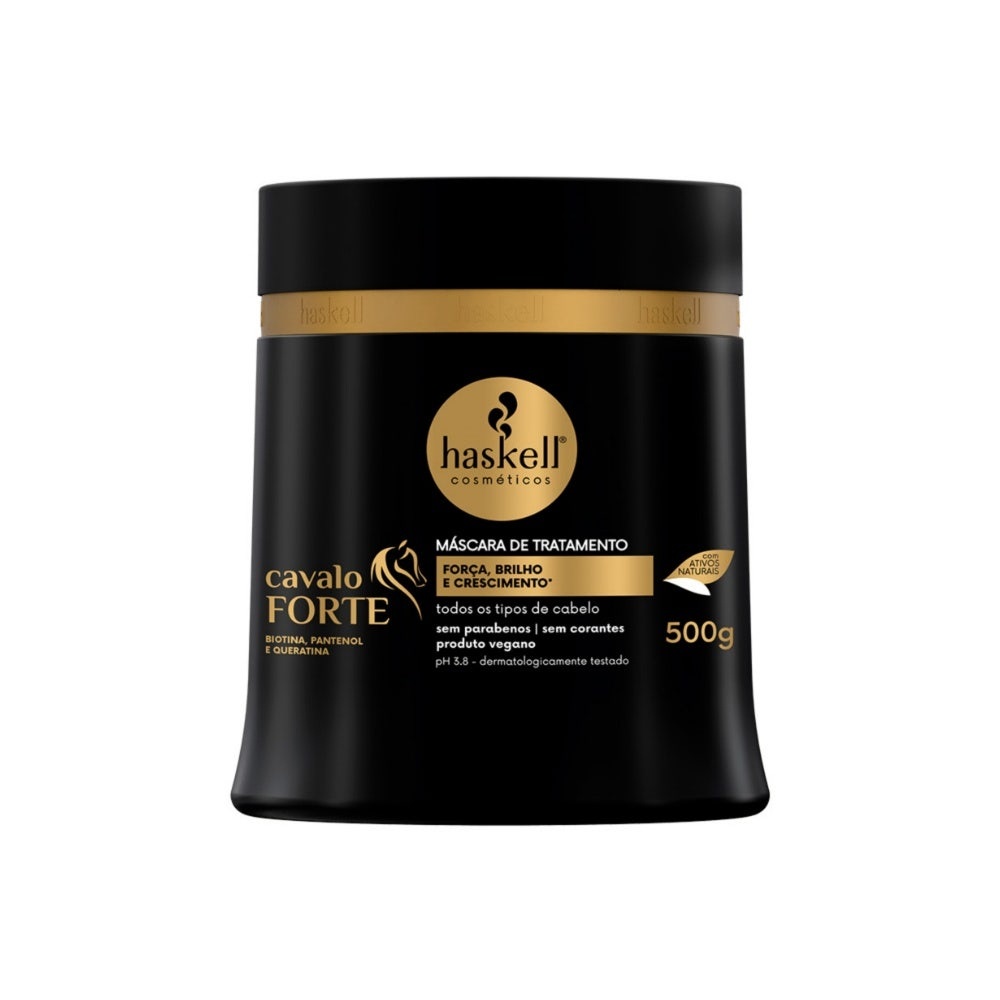 Máscara De Tratamento Haskell Cavalo Forte 500g em Oferta na Shopee
