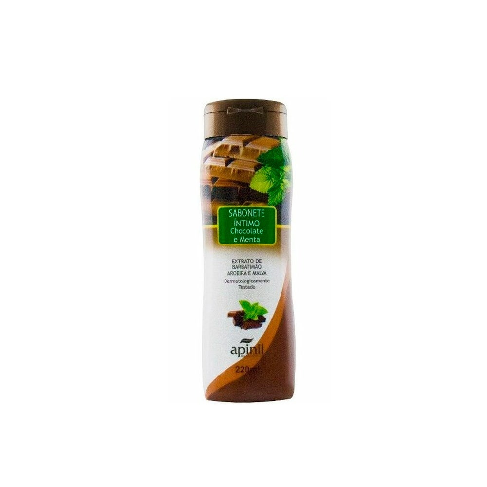 Sabonete Líquido Apinil Chocolate e Menta 220ml em Oferta na Shopee
