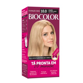 Tintura Creme Biocolor Super Louro Exuberante 10.0 Mini Kit