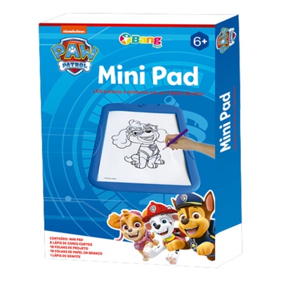 Tablet Eletrônico Mini Pad Patrulha Canina Quadro Desenho