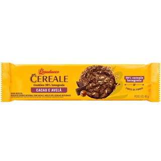 Cookies Cereale Cacau e Avelã Bauducco 80g