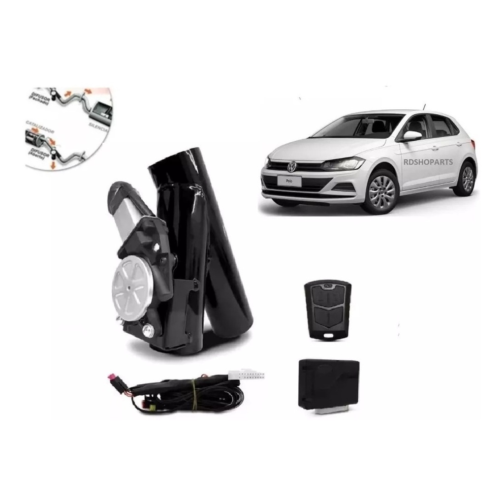 Difusor Escapamento Polo Controle Ronco Esportivo