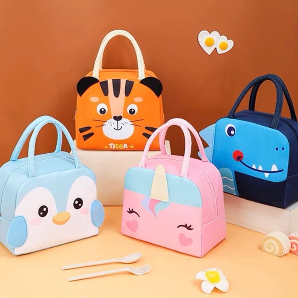 Bolsa Lancheira Termica Com Desenho De Animais em Oferta na Shopee