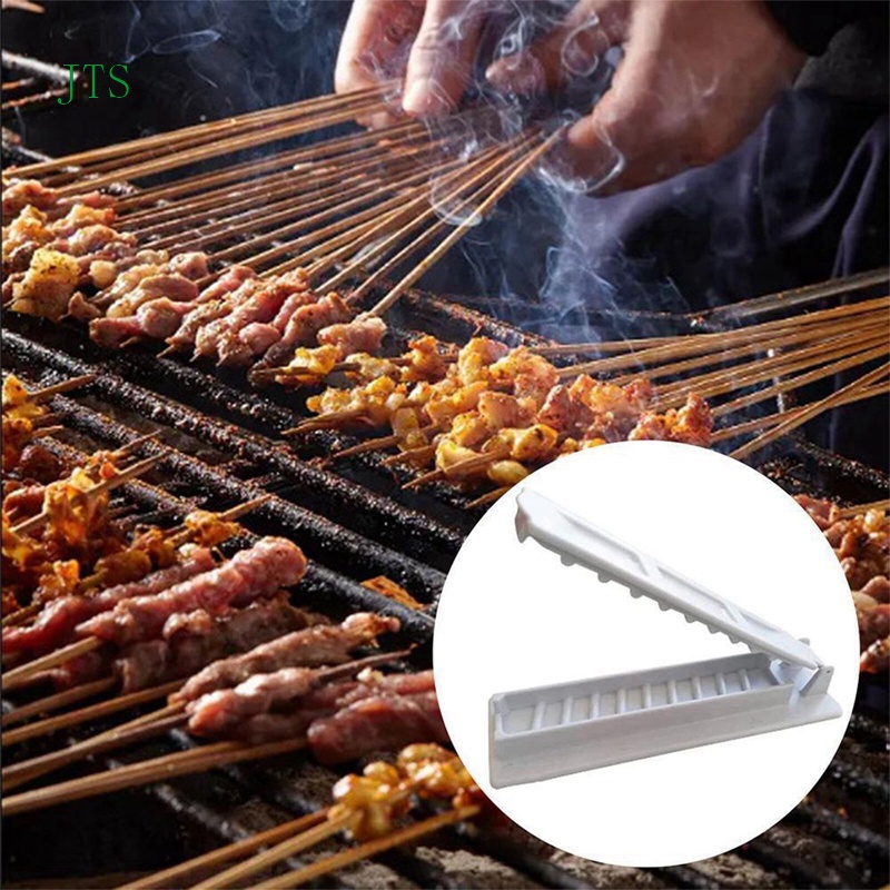 Juntishen Novo Estilo Utensílios para Churrasco Utensílios para Churrasco Molde de Espetos para Churrasco ao Ar Livre Ferramenta para Carne de Espetos