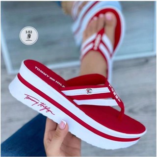 Chinelos Femininos De Moda Cunha Marca Sandálias De Sapatos De Plataforma Para Senhoras Novo 2023