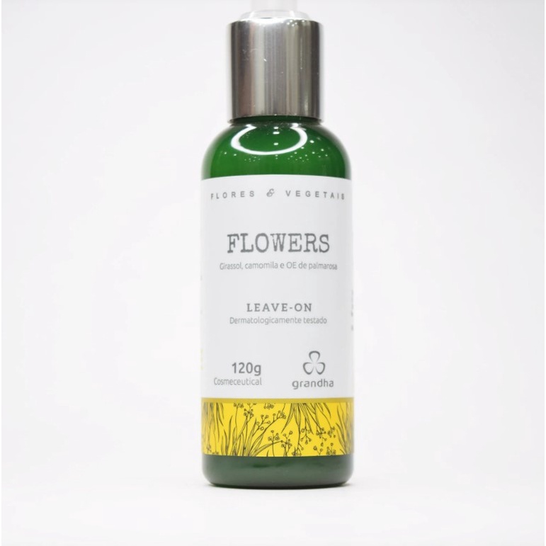 Grandha Leave-on Flowers 120g para Couro Cabeludo Sensível e Cabelos Finos e Delicados FRETE GRATIS