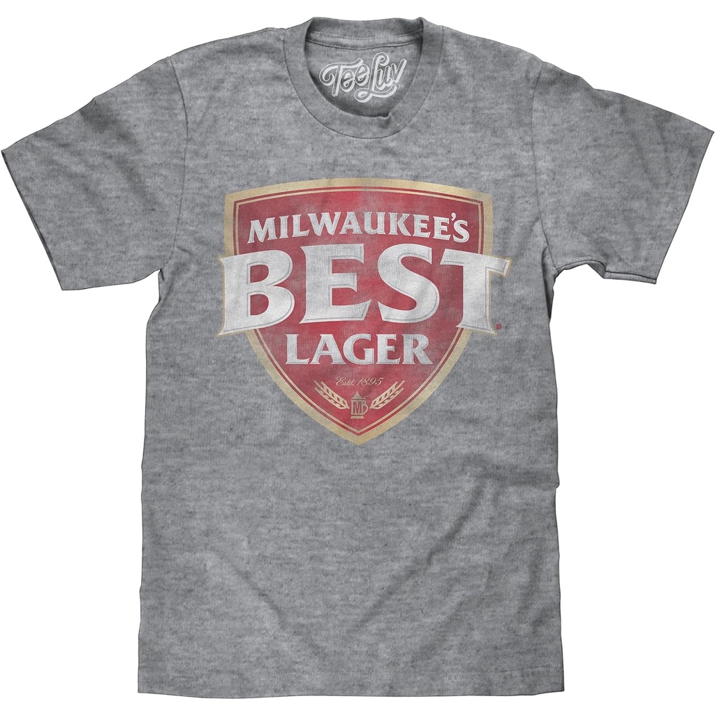 Camiseta Cerveja Lager 4XL , 5XL , 6XL , Luv Faded Milwaukee's Best Beer