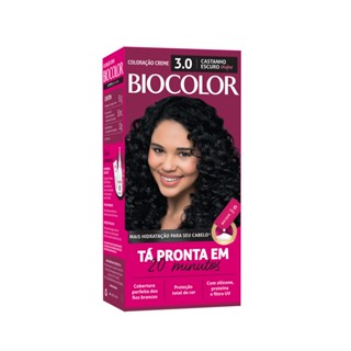 Tinta Coloração Creme permanente Castanho Escuro 3.0 Biocolor