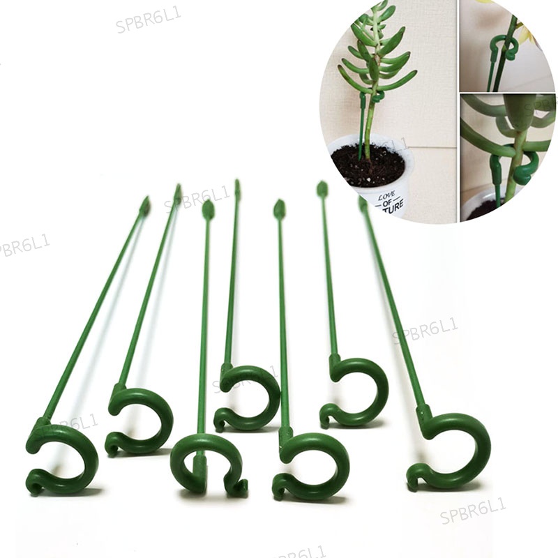 5pcs/10pcs Planta Plástica Suporta Suporte De Flores Proteção Reutilizável Ferramenta De Fixação Suprimentos De Jardinagem Para Vegetais BR6L1 em Oferta na Shopee