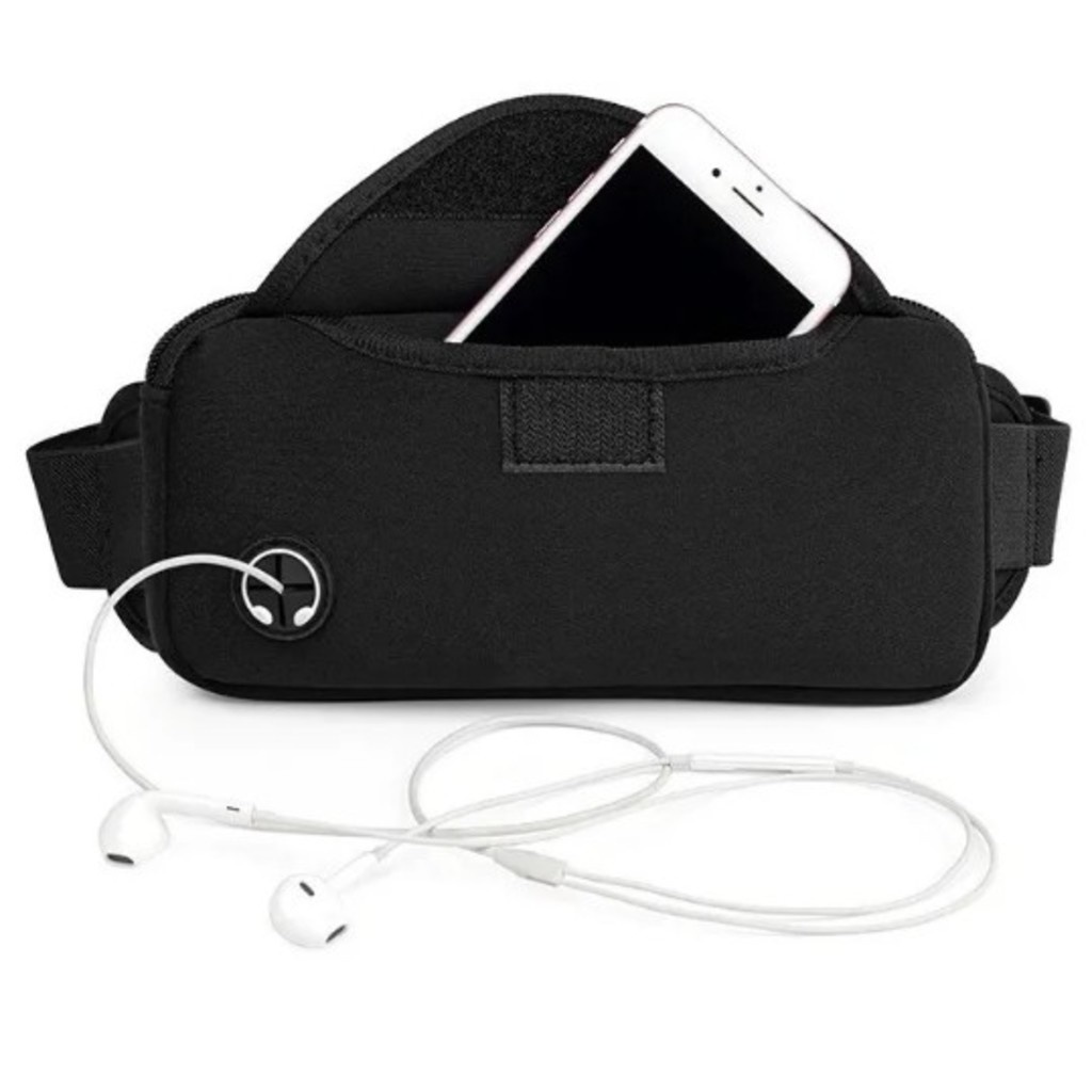 Pochete Fitness corrida academia Saida Fone tamanho Grande por Dentro su em Oferta na Shopee