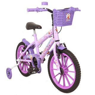 Bicicleta Infantil Aro 16 Status Bikes Free Action Kiss V-Brake Cestinha