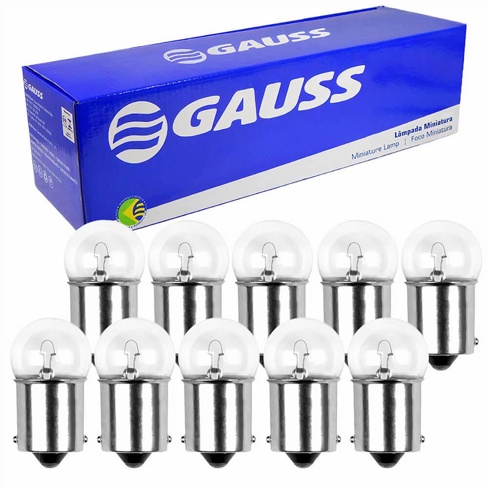 10 Lâmpada Miniatura Incolor R5w 12v Ba15s/ba15d 1 Polo