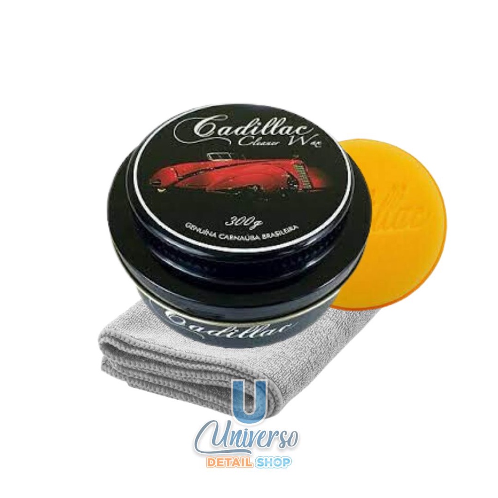 Cera Limpadora Cadillac Cleaner Wax 300 GR + Pano de Microfibra