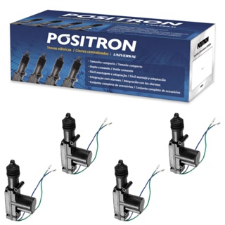 Kit Trava Elétrica Universal TR420 4P Duplo Comando Pósitron em Oferta na Shopee