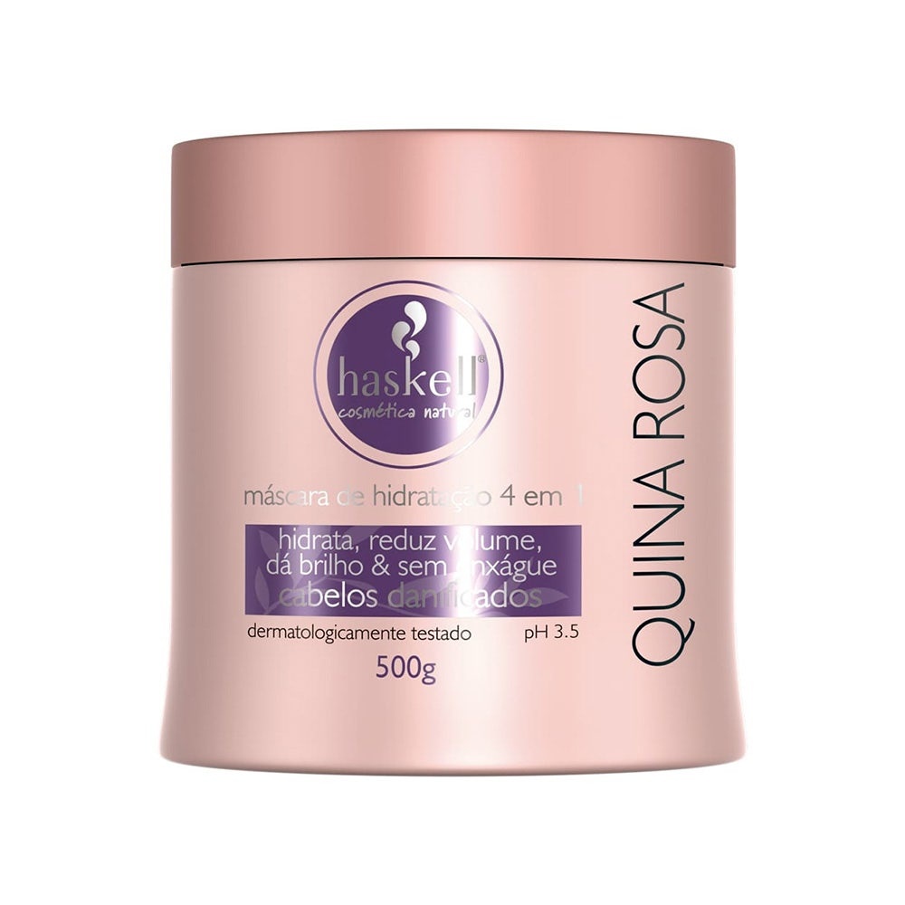 Máscara De Tratamento Haskell Quina Rosa 500g - Beauty