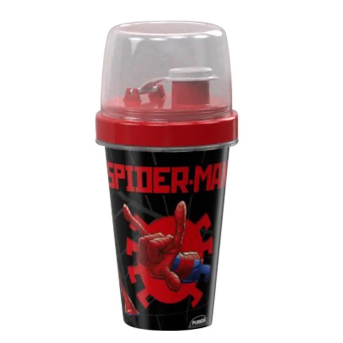 Kit 10 Copo Tampa Lembrancinha Aniversário Princesas Carros Mickey Hulk Homem Aranha Patrulha Canina