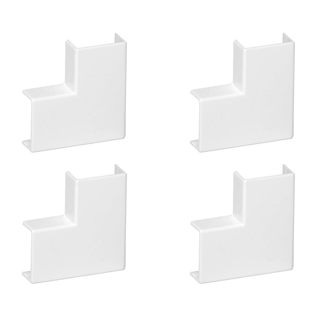 Kit 4 Cotovelos Canaleta Sistema X 90G 20x12 Pial - Home & Living