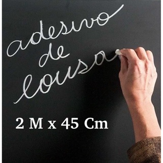 Papel Parede Adesivo Lousa Preta Quadro Negro Fosco Escrever Desenha Decoração Decorativo Giz em Oferta na Shopee