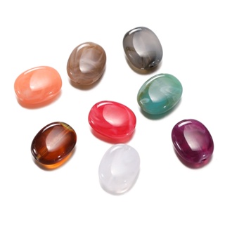 St. kunkka 10Pcs Acrílico Plano Redondo Imitação de Contas de Pedra Natural Pérolas de Pedra Natural Charme de Moda Contas Soltas Podem ser Usadas para Jóias de Bricolage Fazendo Colares Pulseiras e Artesanato em Oferta na Shopee