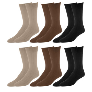 Kit Com 6 Pares de Meias Casuais Social Masculinas Trifil