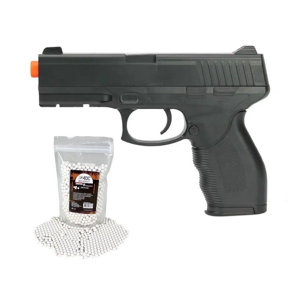 Airsoft Pistola 24/7 V310 Rossi 6mm + 1000 esferas BBs em Oferta na Shopee