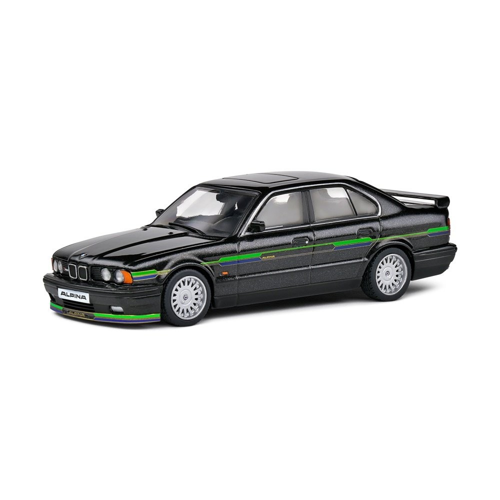 Miniatura Carro BMW Alpina B10 BiTurbo (1994) - Preto - 1:43 - Solido