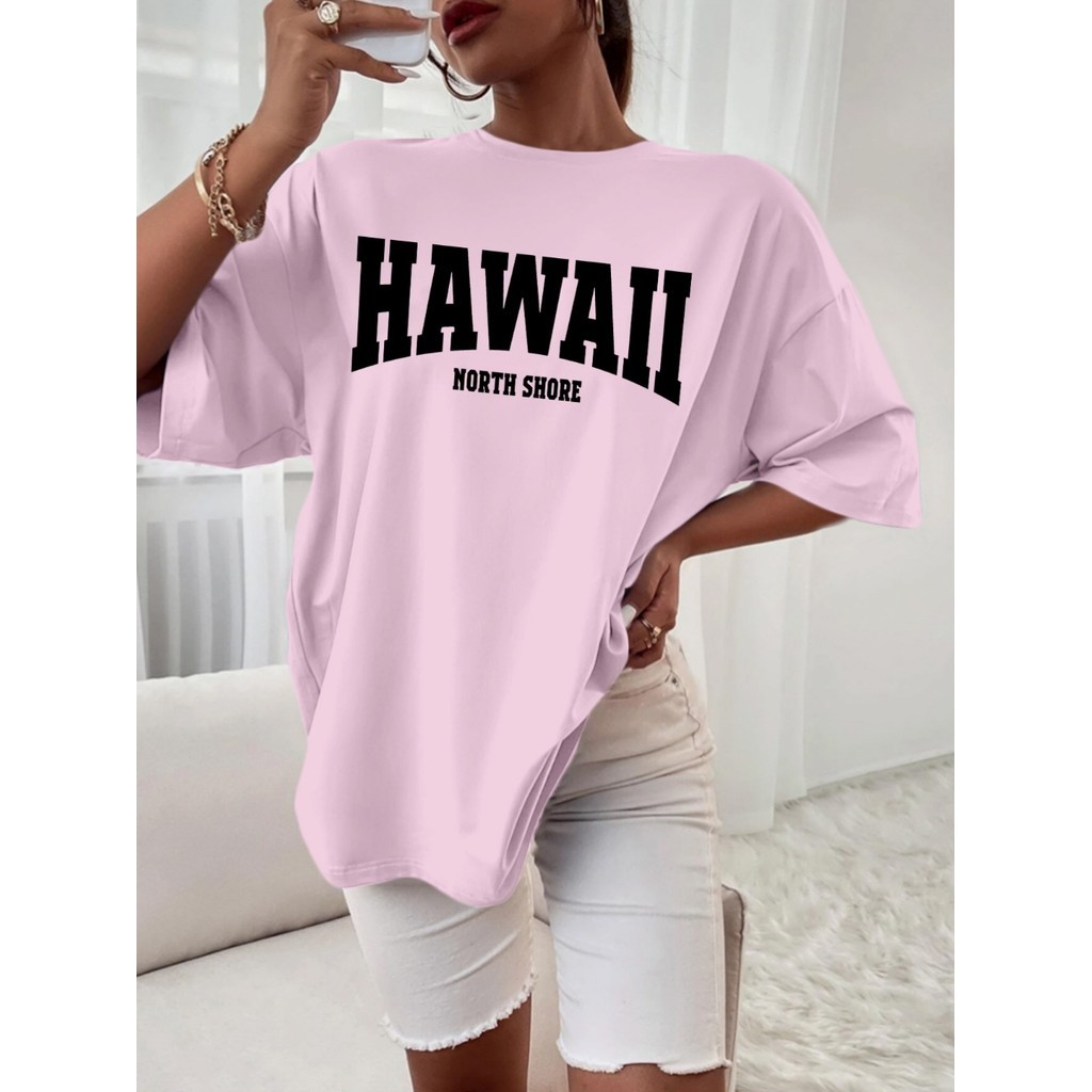Camiseta Estilosa Estampa T Shirt Academia Unissex Camisa Lilás Personalizada Viagem Blusa Oversized