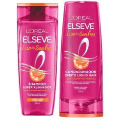 KIT ELSEVE SH + COND SUPER ALINHADOR LISO DOS SONHOS LORÉAL (LANÇAMENTO 2025 )