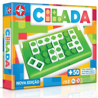 JOGO CILADA ESTRELA BRINQUEDO PEDAGÓGICO RACIOCÍNIO LÓGICO QUEBRA CABEÇA MONTAR TABULEIRO CRIANÇAS em Oferta na Shopee