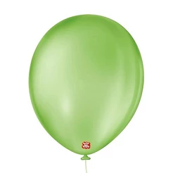 Balão de Festa Látex Liso - Verde Lima - 50 Unidades - Balões São Roque