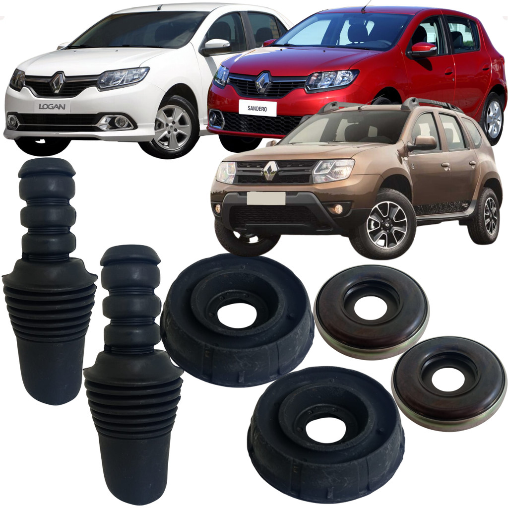 Par Batente Coxim Amortecedor Dianteiro Captur Duster Logan Oroch Sandero Sampel em Oferta na Shopee