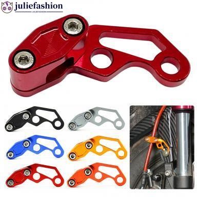 Juliefashion Motocicleta Bicicletas Braçadeira De Mangueira Óleo Modificado Pipeline Linha Freio Protetor Liga Alumínio