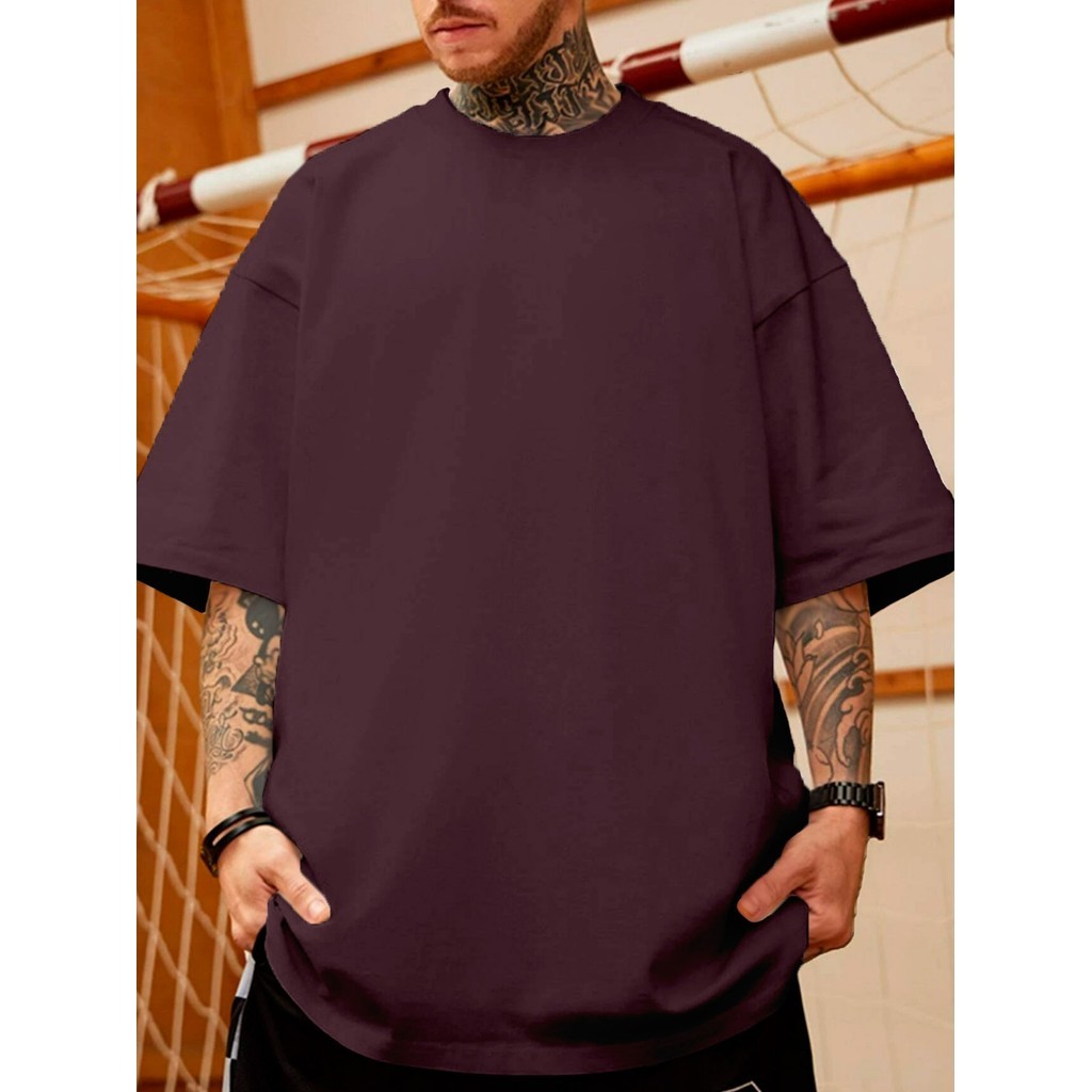 Camiseta Oversized Masculina Estilosa Plus Size Fitness Esportiva Confortável Blusa Unissex Casual