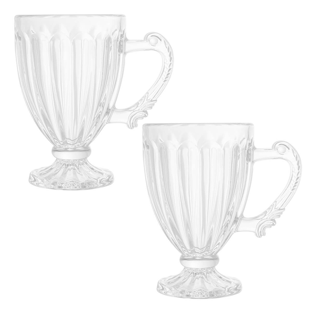 Kit 2 Xícaras de Cristal Café Chá Imperial Renaissance 100ml em Oferta na Shopee