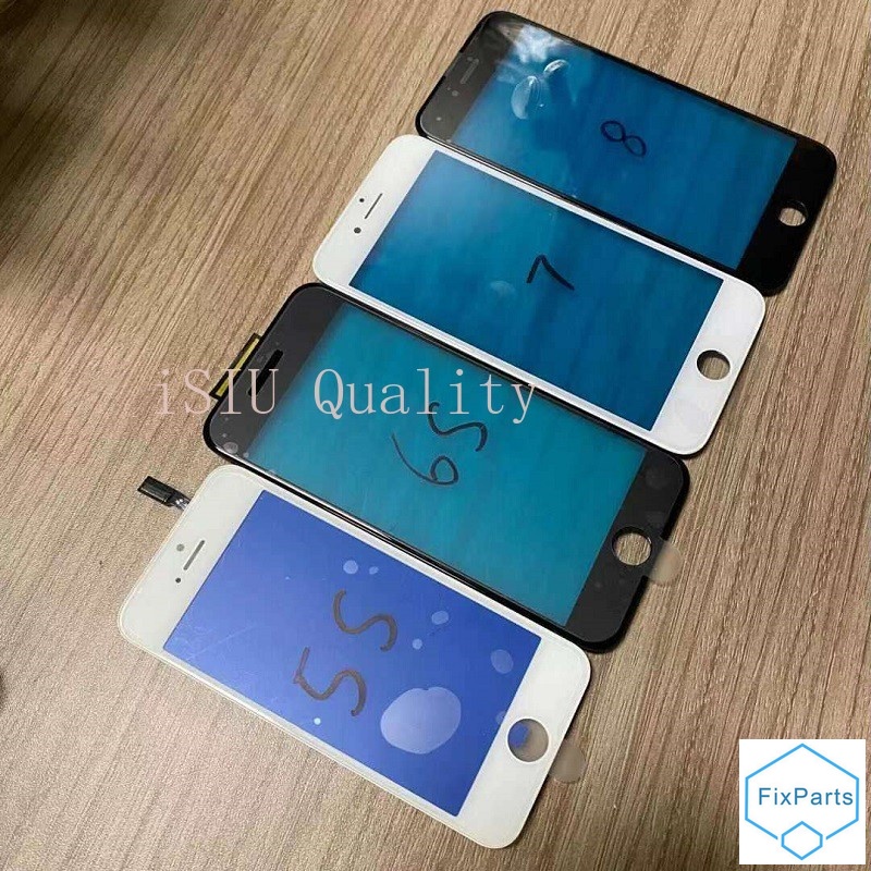 Tela Sensível Ao Toque Para iPhone 5 5S 6 6S Plus 7 8 8 Display Digitalizador De Vidro + Moldura em Oferta na Shopee