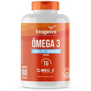BIOGENS ÔMEGA 3 TG MEG 3 - 180 CAPS em Oferta na Shopee
