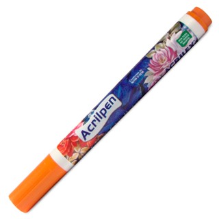 Caneta para tecido Acrilpen Laranja 517 Acrilex