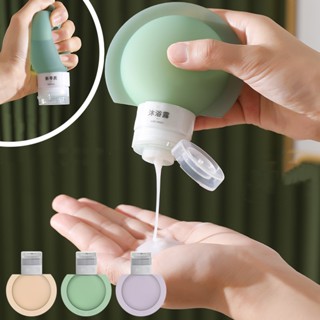 Frasco Vazio De 60/90ml De Silicone De Viagem Portátil De Shampoo Espremedor Cosmético Tubo Macio