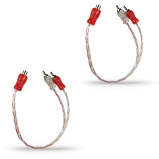 Kit 2 Cabos Y Injetado 2 Machos 1 Fêmea Tech One Blindagem Contra Interferência em Oferta na Shopee