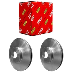 Par Disco Freio Ecosport 2003 A 2012 Dianteiro Ventilado Trw